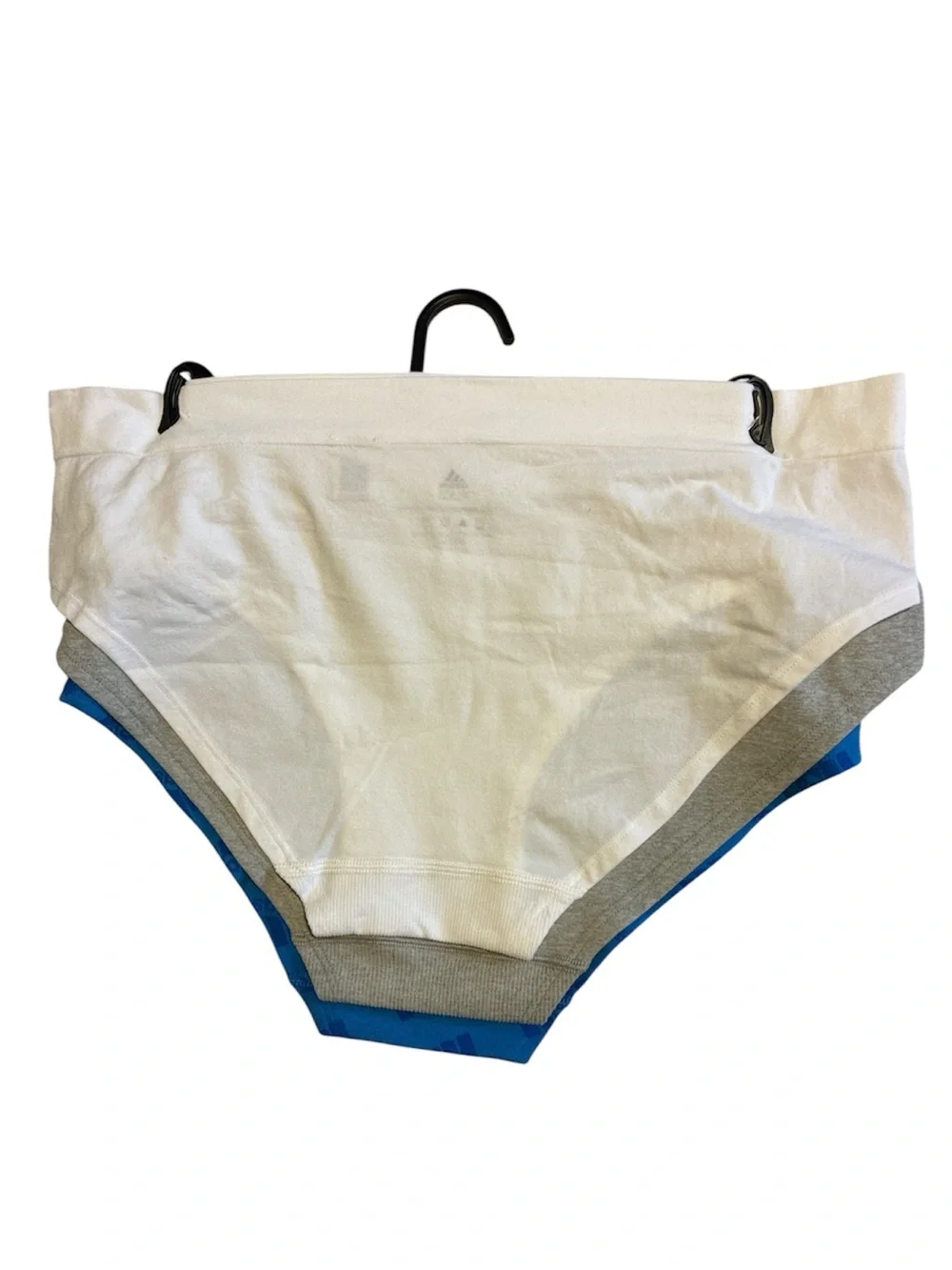 adidas Women's Seamless Hipster Underwear 3 Pack, Pulse Blue White, X-Large